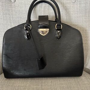 Louis Vuitton Black Satchel Bag